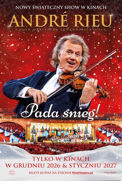 Plakat wydarzenia: André Rieu. Pada śnieg! - retransmisja 