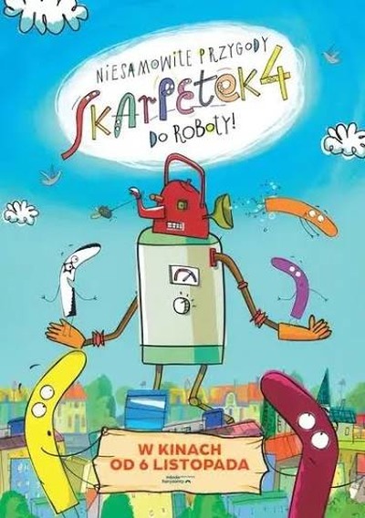 Plakat wydarzenia: Niesamowite przygody skarpetek 4. Do roboty! - premiera filmowa 